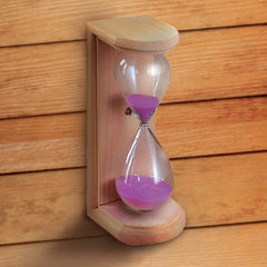 ALEKO Pine Wood Sauna Hourglass Sand Timer