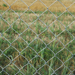 ALEKO Galvanized Steel Chain Link Fence - Complete Kit - 5 x 50 Feet – 12.5 AW Gauge