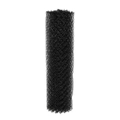 ALEKO Galvanized Steel Chain Link Fence – Complete Kit – 6x50 ft. – 9.5 AW Gauge - Black