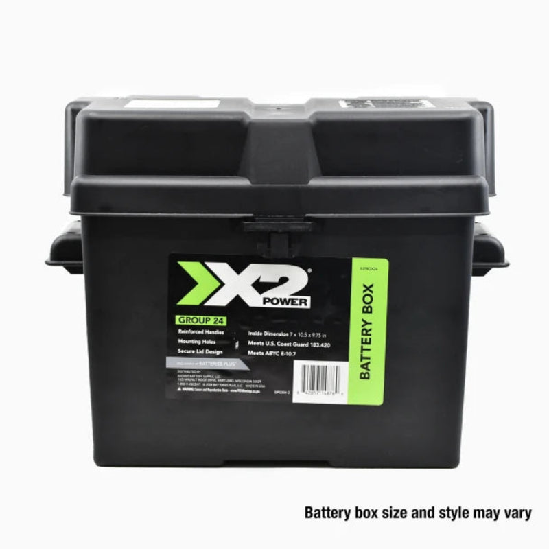 ALEKO Battery Box for Two 12AH Batteries - LM130