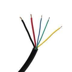ALEKO Black Stranded Wire - LM150 - 5-Core - 20 Feet