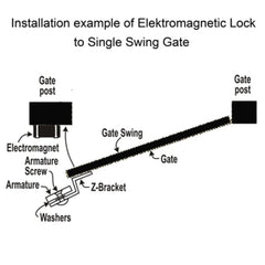 ALEKO Electromagnetic Lock - LM176 - 24V