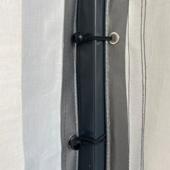 ALEKO Fabric Enclosure Kit for ALEKO 12x25’ Black Metal Carport