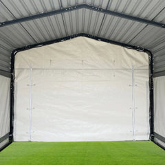 ALEKO Fabric Enclosure Kit for ALEKO 12x25’ Black Metal Carport