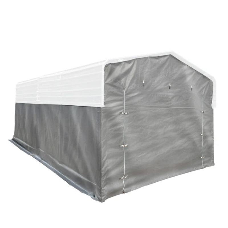 ALEKO Fabric Enclosure Kit for ALEKO 12x25’ Black Metal Carport