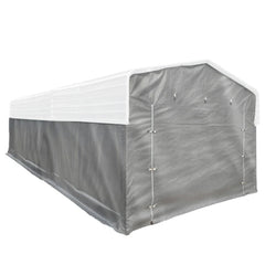 ALEKO Fabric Enclosure Kit for ALEKO 12x30’ Black Metal Carport