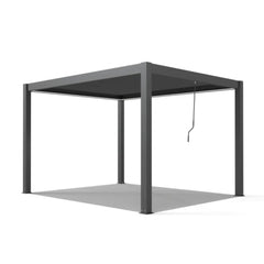 ALEKO 10x12 ft. Outdoor Aluminum Pergola with LED Lights - Noble Collection