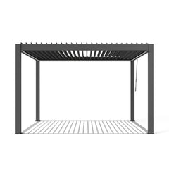 ALEKO 10x12 ft. Outdoor Aluminum Pergola with LED Lights - Noble Collection