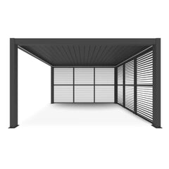 ALEKO Aluminum Pergola Privacy Wall – 10’