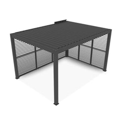 ALEKO Aluminum Pergola Privacy Wall – 10’