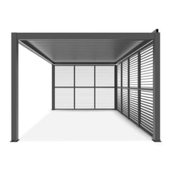 ALEKO Aluminum Pergola Privacy Wall – 12’