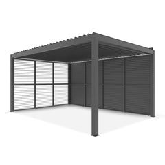 ALEKO Aluminum Pergola Privacy Wall – 12’