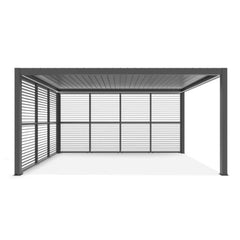 ALEKO Aluminum Pergola Privacy Wall – 12’