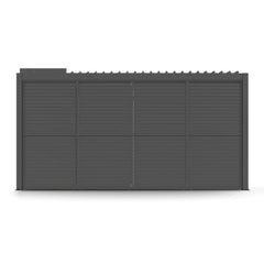 ALEKO Aluminum Pergola Privacy Wall – 12’