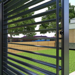 ALEKO Aluminum Pergola Privacy Wall – 16’