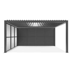 ALEKO Aluminum Pergola Privacy Wall – 16’