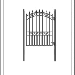 ALEKO Steel Pedestrian Gate - LONDON Style - 5 ft