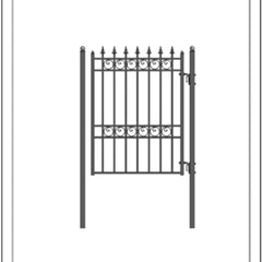 ALEKO Steel Pedestrian Gate - OSLO Style - 5 ft