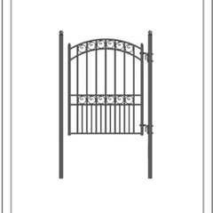 ALEKO Steel Pedestrian Gate - PARIS Style - 5 ft