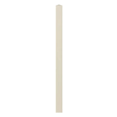 ALEKO 5 in. x 5 in. x 8 ft. Vinyl Fence End Post for 3-Rail Fencing – Sand