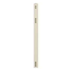 ALEKO 5 in. x 5 in. x 8 ft. Vinyl Fence Line Post for 3-Rail Fencing – Sand