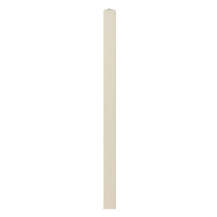 ALEKO 5 in. x 5 in. x 8 ft. Vinyl Fence Line Post for 3-Rail Fencing – Sand