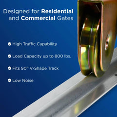 ALEKO Sliding Gate Roll Hardware Kit