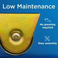 ALEKO Sliding Gate Roll Hardware Kit
