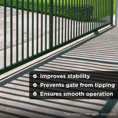 ALEKO Sliding Gate Roll Hardware Kit