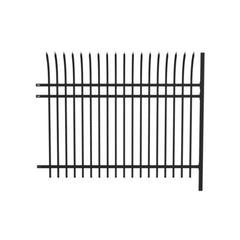 ALEKO Commercial Grade 8-Panel Steel Fence Kit – Athens – 8x6 ft. Each