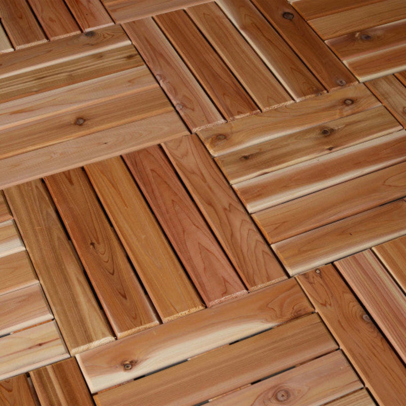 ALEKO Sauna Floor Tiles – 4 pc.
