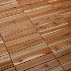 ALEKO Sauna Floor Tiles – 4 pc.