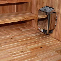 ALEKO Sauna Floor Tiles – 4 pc.