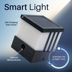 ALEKO Solar Fence Post Cap Lamp