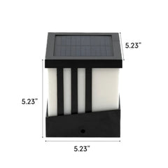 ALEKO Solar Fence Post Cap Lamp