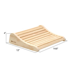 ALEKO Pine Wood Ergonomic Sauna Pillow