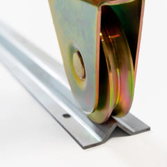 ALEKO Galvanized Steel V-Track for Sliding Gate Opener – 18 ft.
