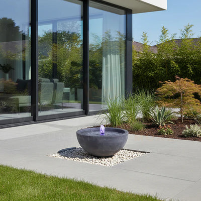 Acqua Concrete Outdoor Garden Fountain - 1755