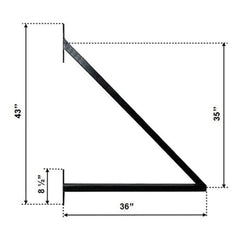 ALEKO Steel Sliding Driveway Gate - 14 ft with Pedestrian Gate - 5 ft - PARIS Style