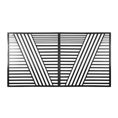 ALEKO Steel Dual Swing Driveway Gate - Sofia Style - 14 x 6 Feet