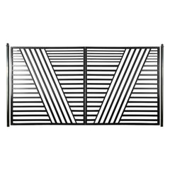 ALEKO Steel Dual Swing Driveway Gate - Sofia Style - 14 x 6 Feet