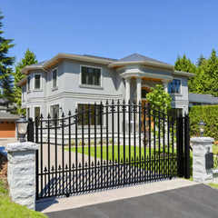 ALEKO Steel Sliding Driveway Gate - ST.LOUIS Style - 14 x 6 Feet