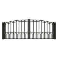 ALEKO Steel Dual Swing Driveway Gate - PARIS Style - 16 x 6 Feet