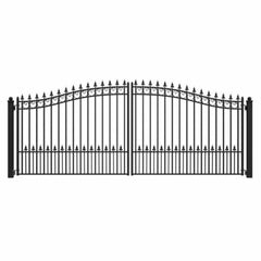 ALEKO Steel Dual Swing Driveway Gate - PRAGUE Style - 16 x 6 Feet