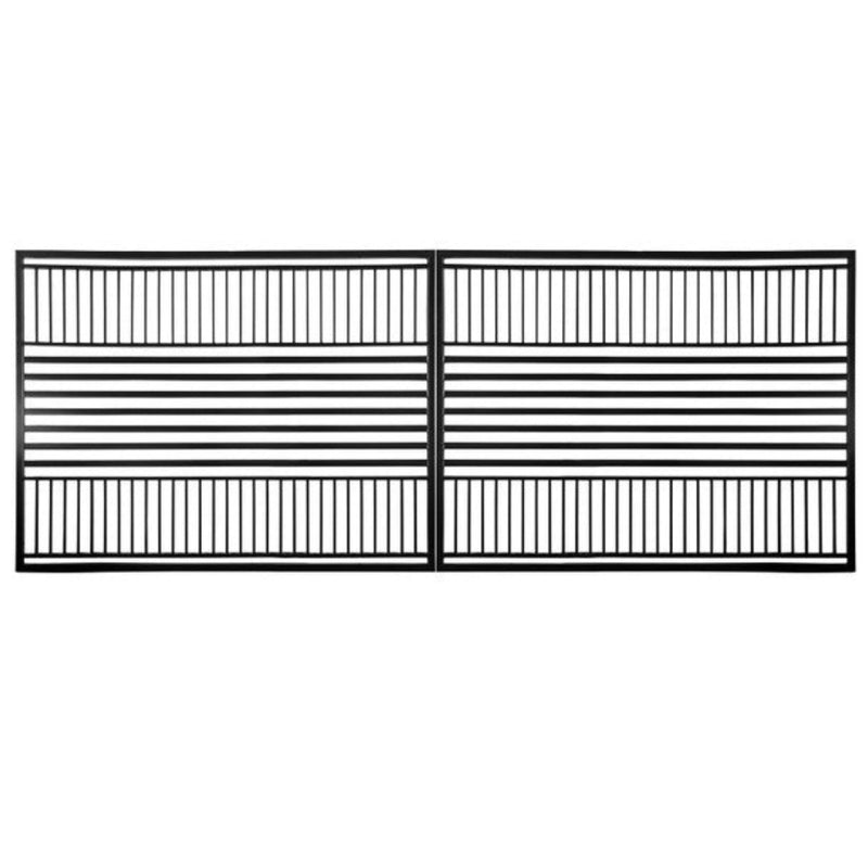 ALEKO Steel Dual Swing Driveway Gate - Barcelona Style - 18 x 6 Feet