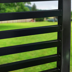 ALEKO Steel Dual Swing Driveway Gate - Florence Style - 18 x 6 Feet