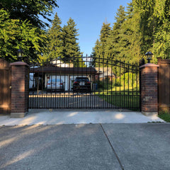 ALEKO Steel Sliding Driveway Gate - LONDON Style - 18 x 6 Feet