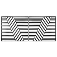 ALEKO Steel Dual Swing Driveway Gate - Sofia Style - 18 x 6 Feet