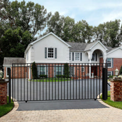 ALEKO Steel Sliding Driveway Gate - MADRID Style - 20 x 6 Feet