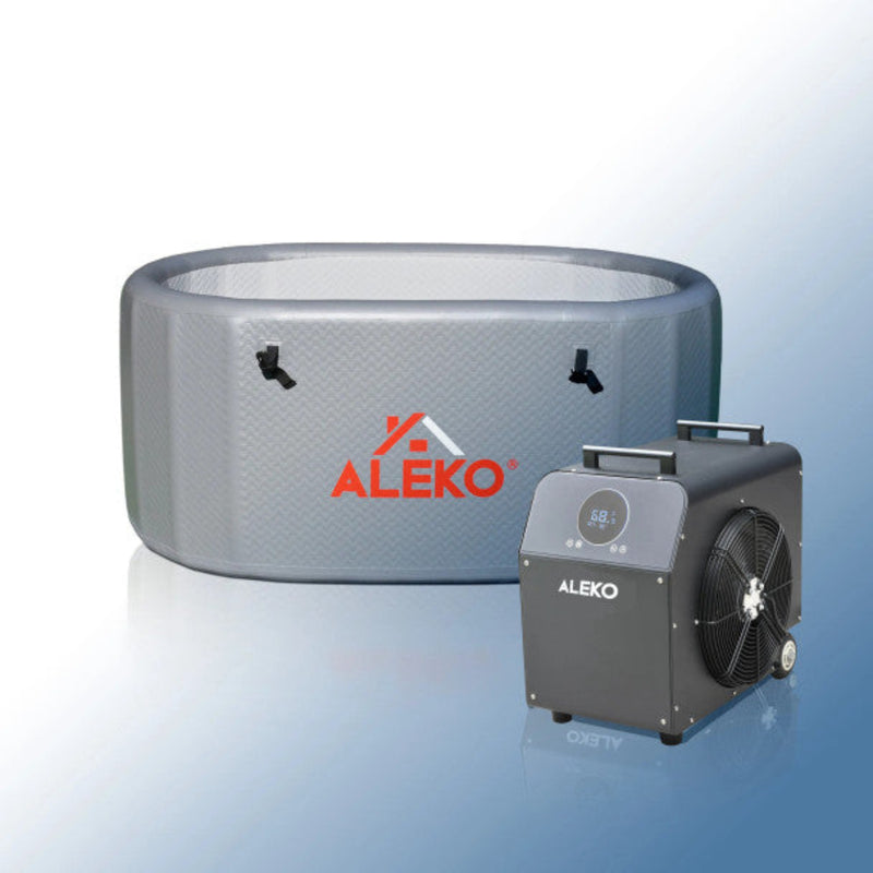 ALEKO Arctica Inflatable Cold Plunge and 1 HP Chiller & Heater Kit